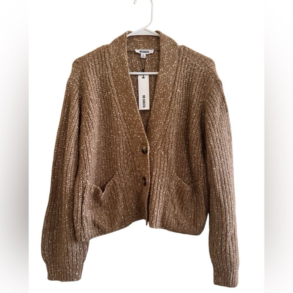BB Dakota Light Camel Cardigan